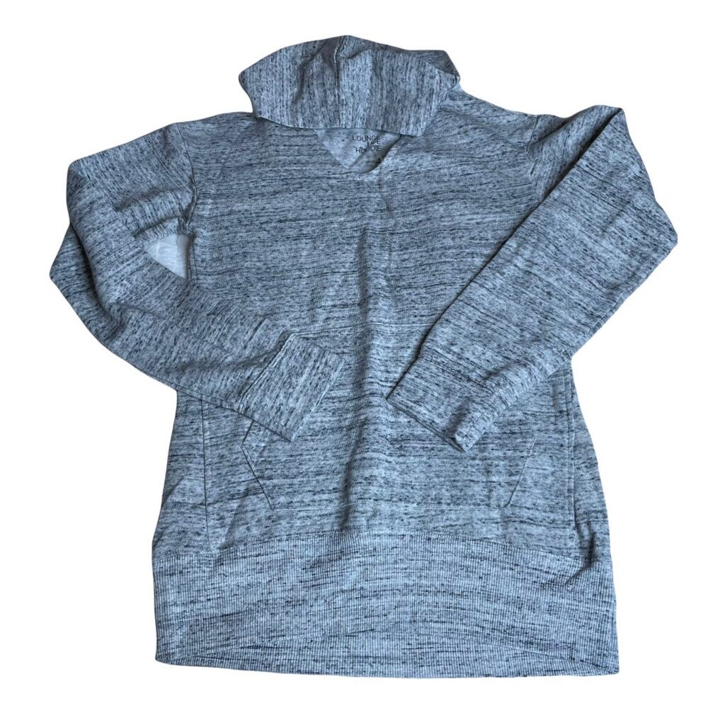 Lounge Life‎ Hoodie Heather Grey Extra Small Thin Sweatshirt Pocket Soft Fleece